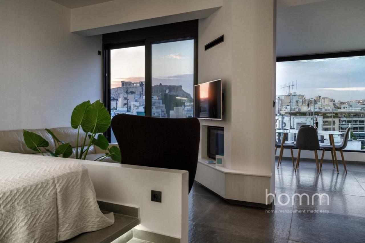 59M² Homm Loft- Penthouse With Acropolis View,2Ppl Apartment Athens Ngoại thất bức ảnh