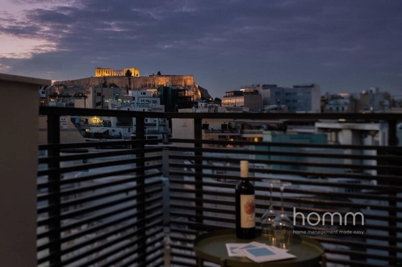 59M² Homm Loft- Penthouse With Acropolis View,2Ppl Apartment Athens Ngoại thất bức ảnh